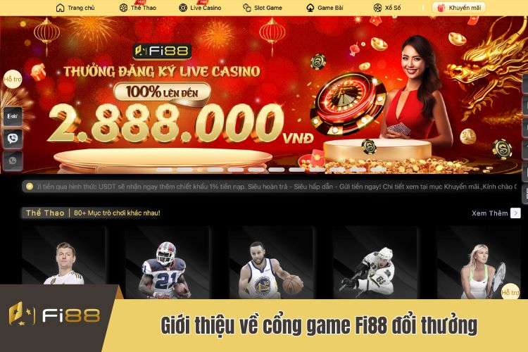 Giới thiệu về cổng game Fi88 đổi thưởng