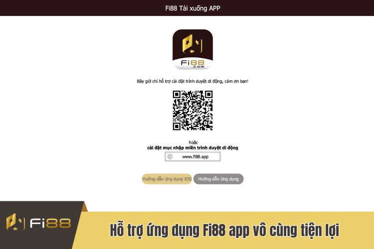 Hỗ trợ ứng dụng Fi88 app vô cùng tiện lợi 