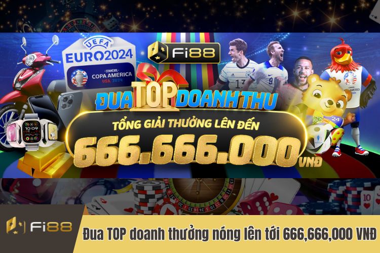 Đua TOP doanh thu với tổng giải thưởng lên tới 666,666,000 VNĐ